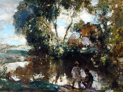 La piscina de Edward Arthur Walton