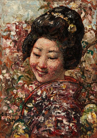 Chica japonesa de Edward Atkinson Hornel