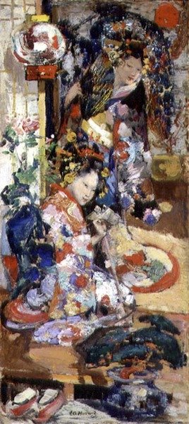Chicas japonesas de Edward Atkinson Hornel