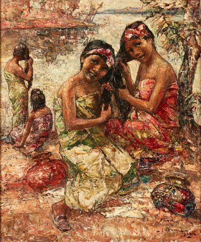 En las orillas del Irrawaddy de Edward Atkinson Hornel
