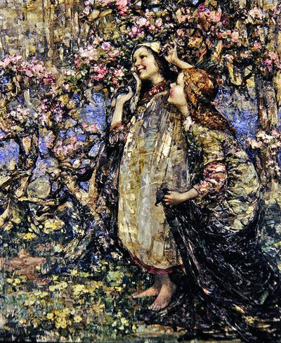 Tiempo de primavera de Edward Atkinson Hornel