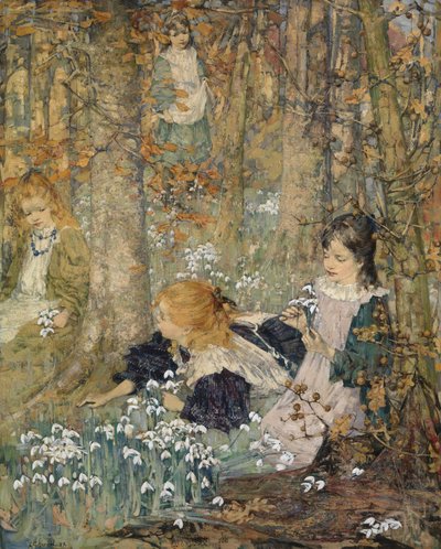 La llegada de la primavera de Edward Atkinson Hornel