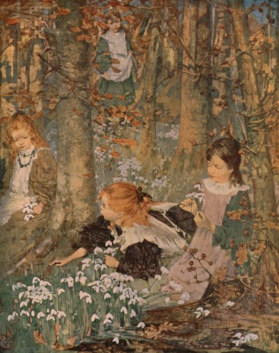 La llegada de la primavera, 1899, c1930 de Edward Atkinson Hornel