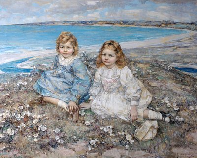Las hijas de Bertram F. Roberts de Edward Atkinson Hornel
