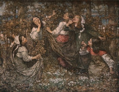 El despertar de la Tierra, 1909, c. 1930 de Edward Atkinson Hornel