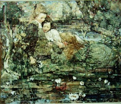 El estanque de lirios de Edward Atkinson Hornel
