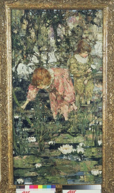 El estanque de lirios de Edward Atkinson Hornel