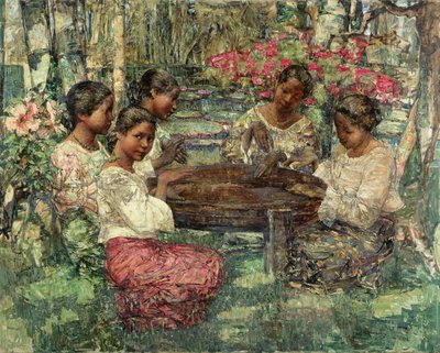 Tom-Tom Players, Ceilán de Edward Atkinson Hornel