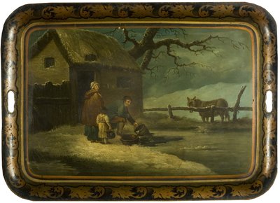 Rompiendo el hielo, c.1800 de Edward Bird