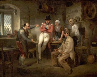 El recluta, 1806 de Edward Bird