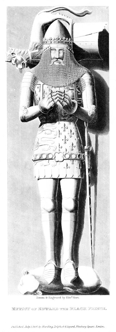 Efigie de Eduardo el Príncipe Negro de Edward Blore