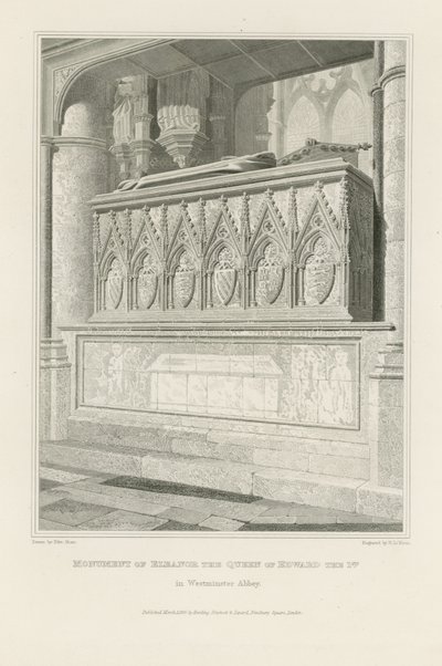 Monumento de Leonor, la Reina de Eduardo I de Edward Blore