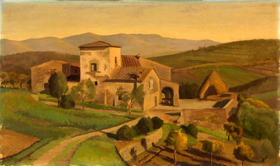 Una Granja Toscana, ca. 1926-1931 de Edward Bruce