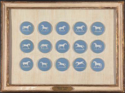 Estudios sobre caballos en relieve, según George Stubbs de Edward Burch