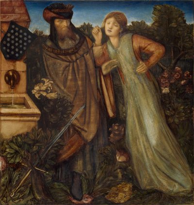 El rey Mark y la bella Iseult de Edward Burne-Jones