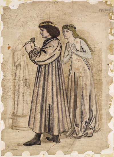 Luna de Miel del Rey René - Escultura de Edward Burne-Jones