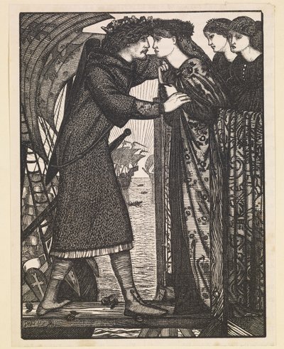 Rey Sigurd el Cruzado - Una saga nórdica de Edward Burne Jones