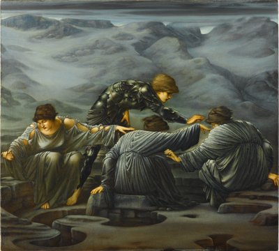 Perseo y las Graias de Edward Burne-Jones