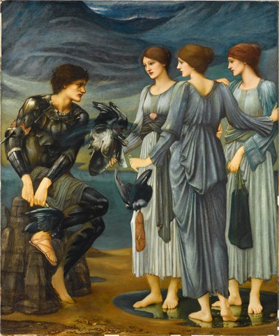 Perseo y las ninfas marinas de Edward Burne-Jones