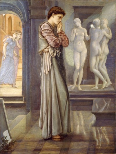 Pigmalión y la imagen - El corazón desea de Edward Burne Jones