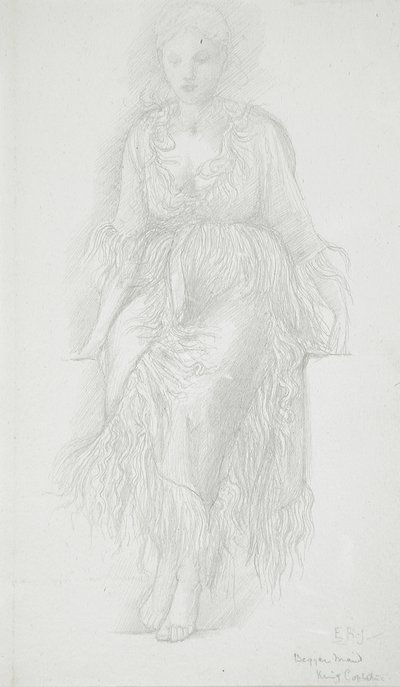 Mujer sentada de Edward Burne-Jones