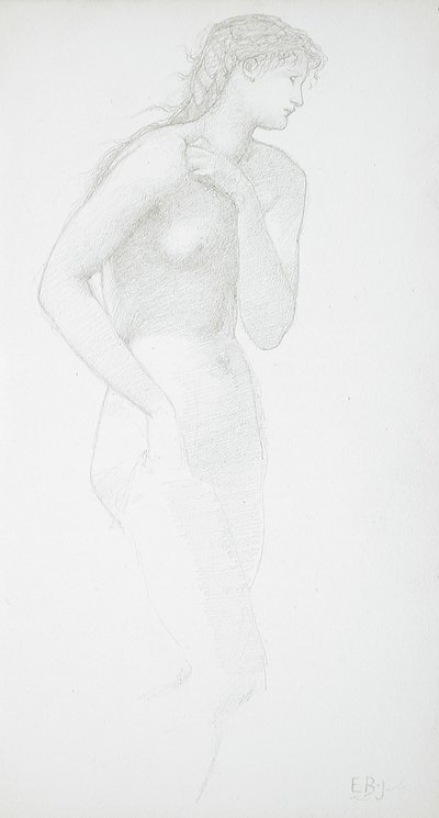 Desnudo femenino de pie de Edward Burne-Jones