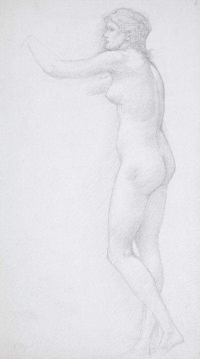 Desnudo femenino de pie de Edward Burne-Jones