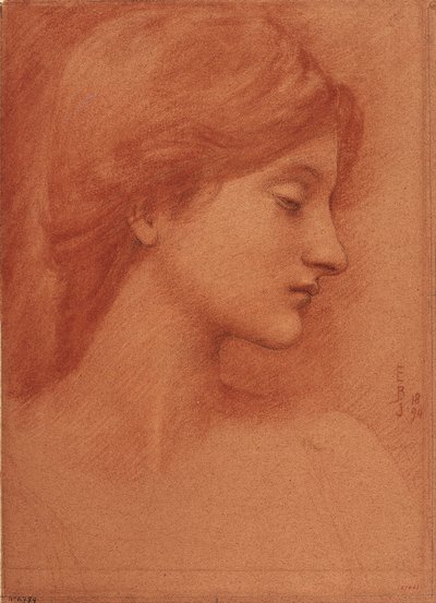 Cabeza Femenina de Edward Burne Jones