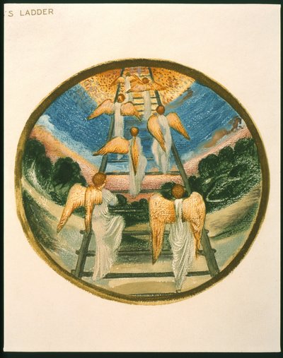 La escalera de Jacob, ángeles regresando al cielo, placa 111 de 