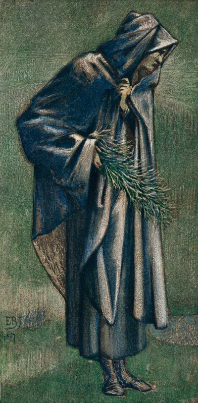 Estudio para San José en la imagen, La Estrella de Belén, 1887 de Edward Burne Jones