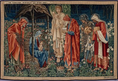 La adoración de los magos de Edward Burne Jones