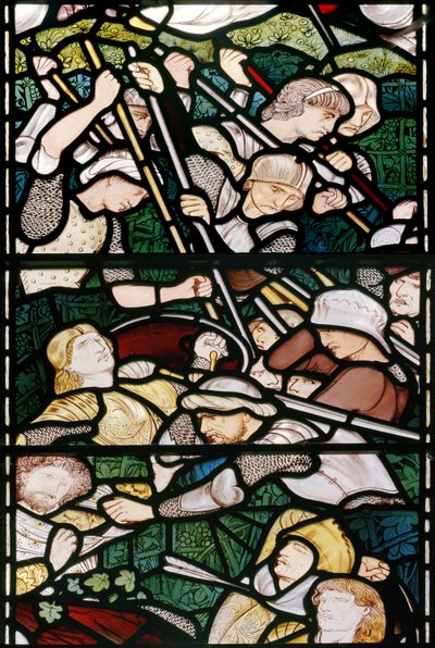 La Batalla de Bet Horón de Edward Burne Jones