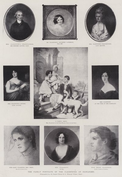 Los retratos familiares de los Gladstone en Hawarden de Edward Burne Jones