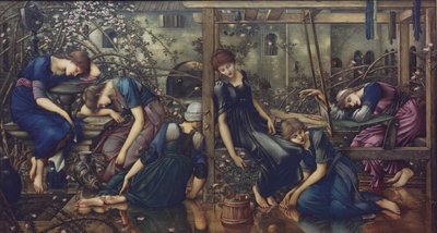 El patio del jardín de Edward Burne Jones