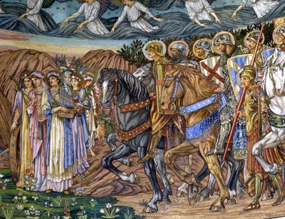 La Virgen y los Santos Mártires, 1880s-90s de Edward Burne Jones