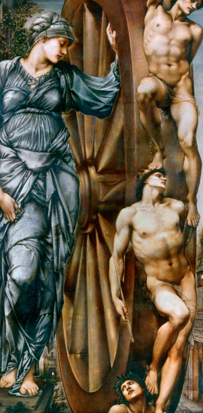 La Rueda de la Fortuna, 1875-1883 de Edward Burne Jones