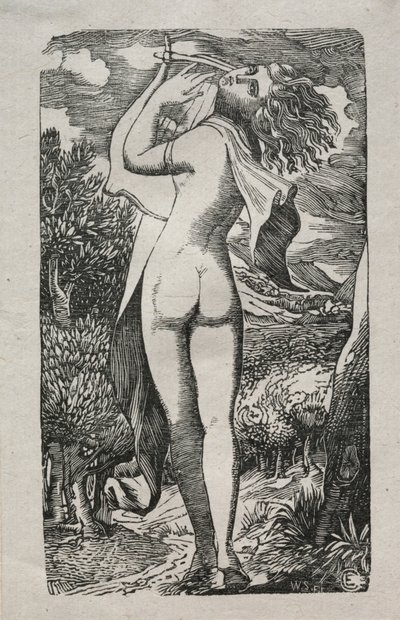 Bacante o El jugador de la lira de Edward Calvert