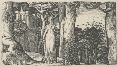Dama con los grajos, 1829 de Edward Calvert
