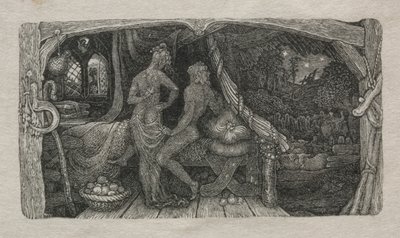 El Idilio de la Cámara, 1829 de Edward Calvert