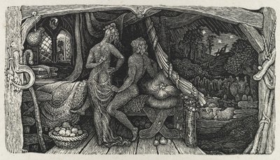 El idilio de la cámara, 1831 de Edward Calvert