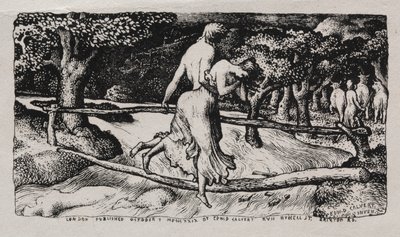 El diluvio, 1829 de Edward Calvert