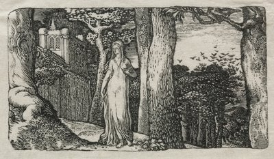 La dama y las cornejas de Edward Calvert