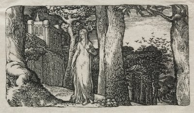 La dama y las torres, 1829 de Edward Calvert