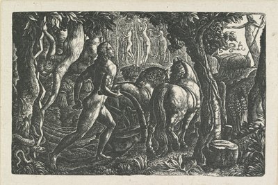El labrador: Cristiano arando el último surco de la vida, 1827 de Edward Calvert