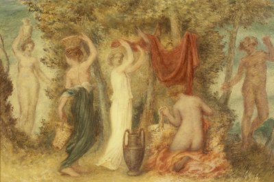 Ofrendas votivas - Escena clásica de Edward Calvert