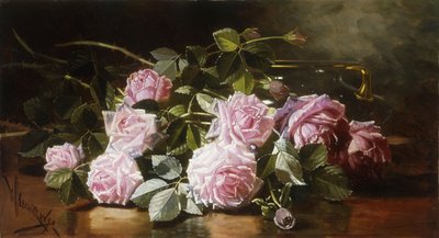 Rosas lavadas por la lluvia, 1898 de Edward Chalmers Leavitt