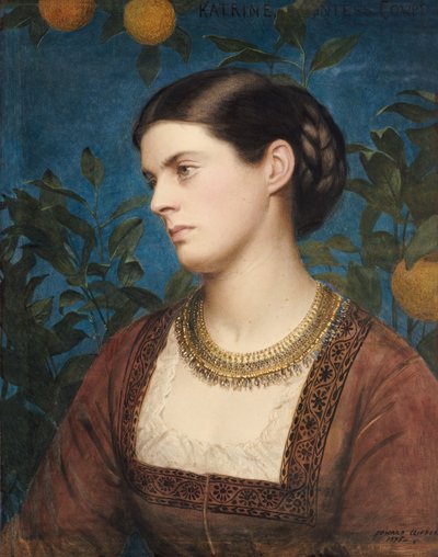 Katrine, Condesa Cowper, 1875 de Edward Clifford