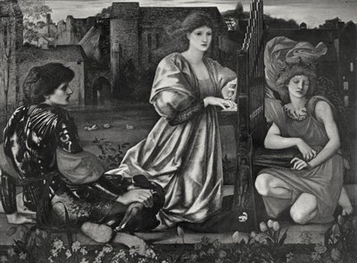 La canción de amor de Edward Coley (after) Burne Jones