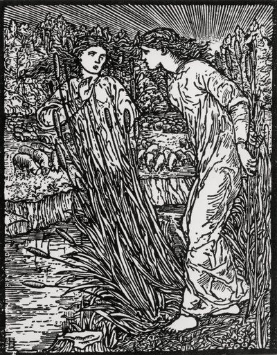 La tarea de la oveja de lana dorada de Edward Coley (after) Burne Jones
