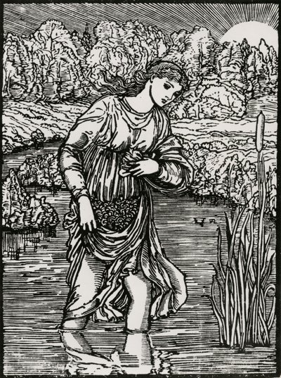 La tarea de los juncos de Edward Coley (after) Burne Jones